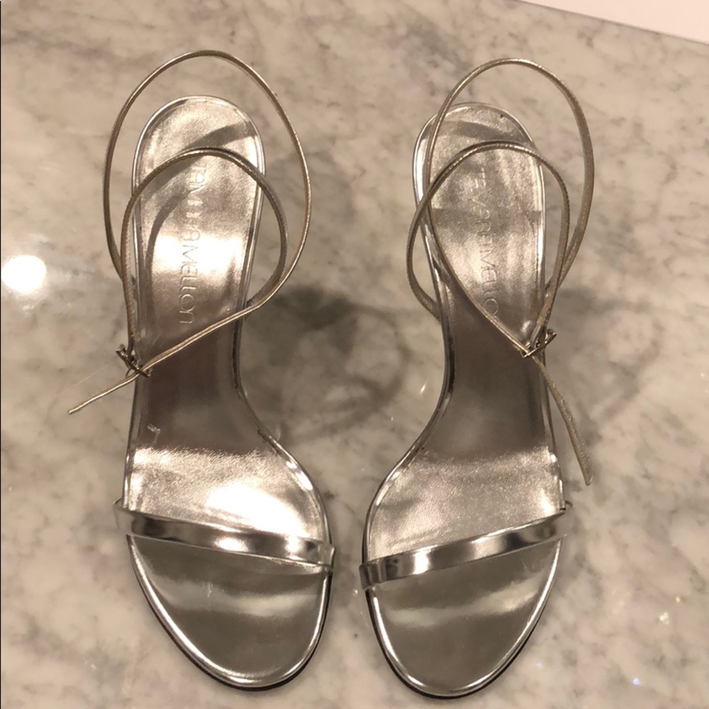 Tamara Mellon Silver Sandals